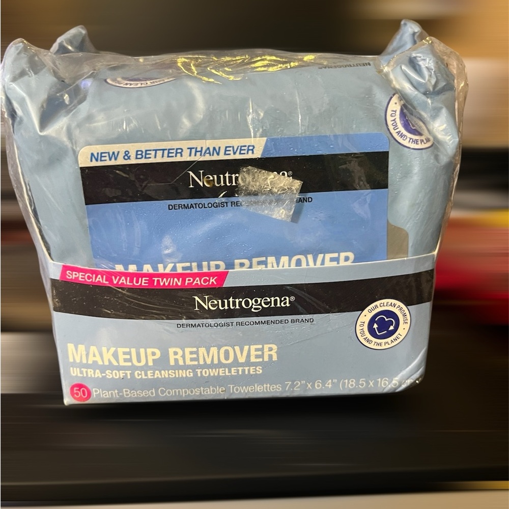 Neutrogena Cleansing Towelettes Twin Pack - Blue